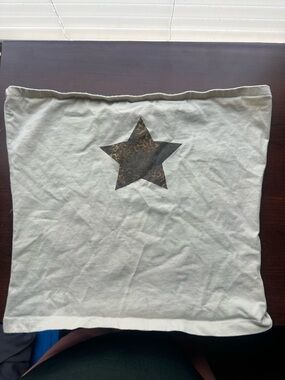 Women’s Cream Tube Tank Top with Leopard Star